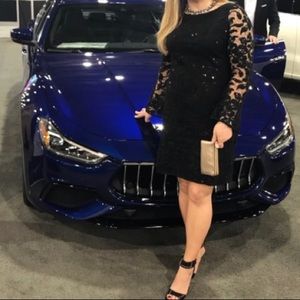 White House Black Market black lace dress